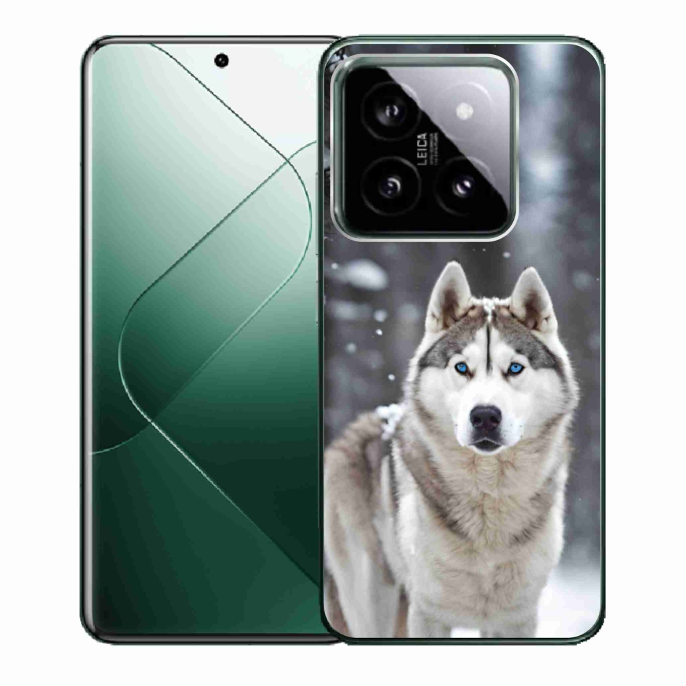 Gélový kryt mmCase na Xiaomi 14 - husky 2