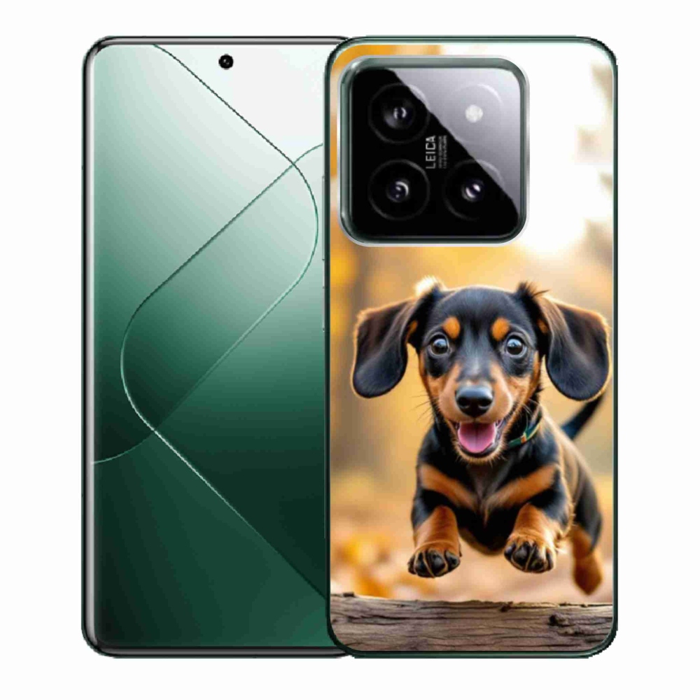 Gélový kryt mmCase na Xiaomi 14 - jazvečík 2