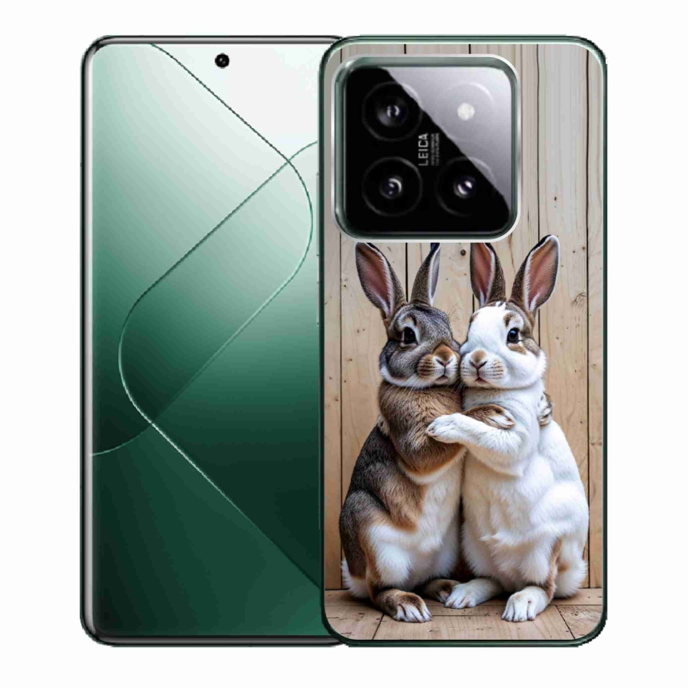 Gélový kryt mmCase na Xiaomi 14 - králičie pár
