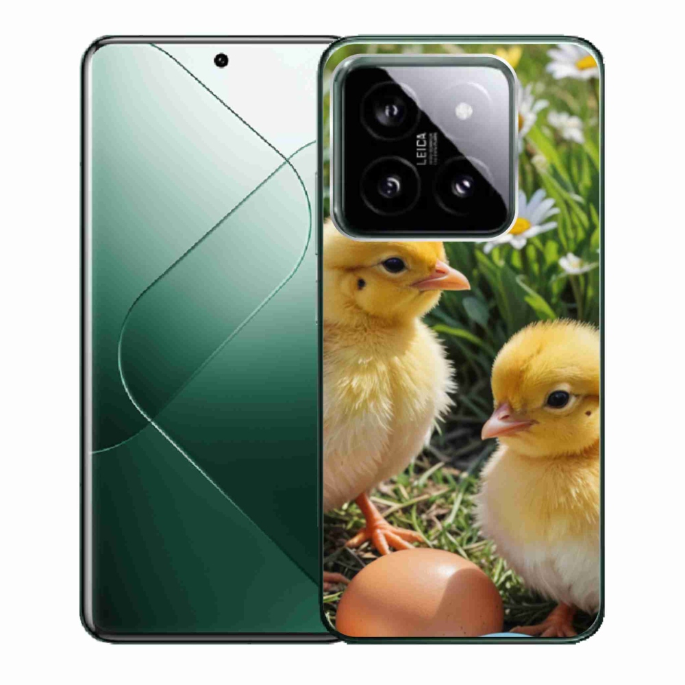 Gélový kryt mmCase na Xiaomi 14 - kuriatka
