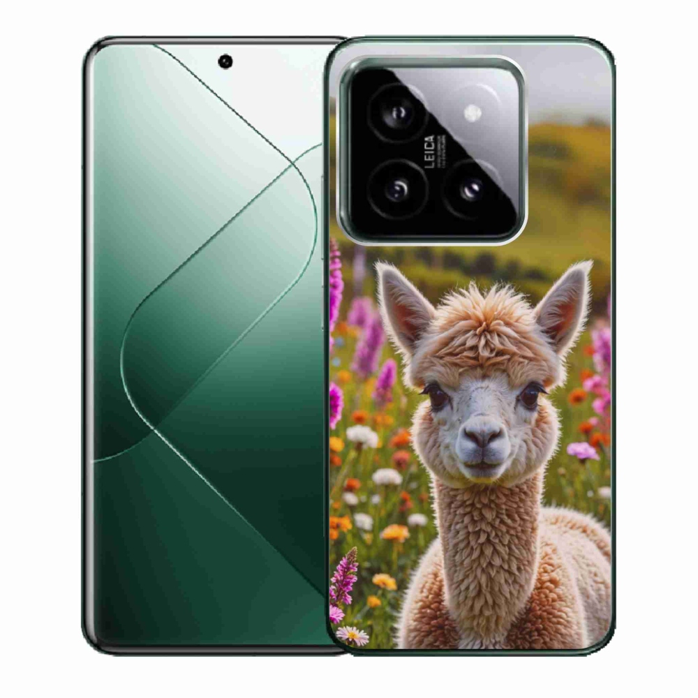 Gélový kryt mmCase na Xiaomi 14 - lama na lúke
