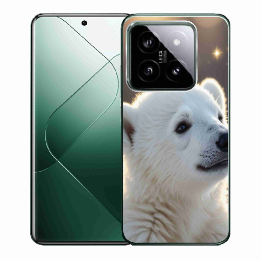 Gélový kryt mmCase na Xiaomi 14 - ľadový medveď
