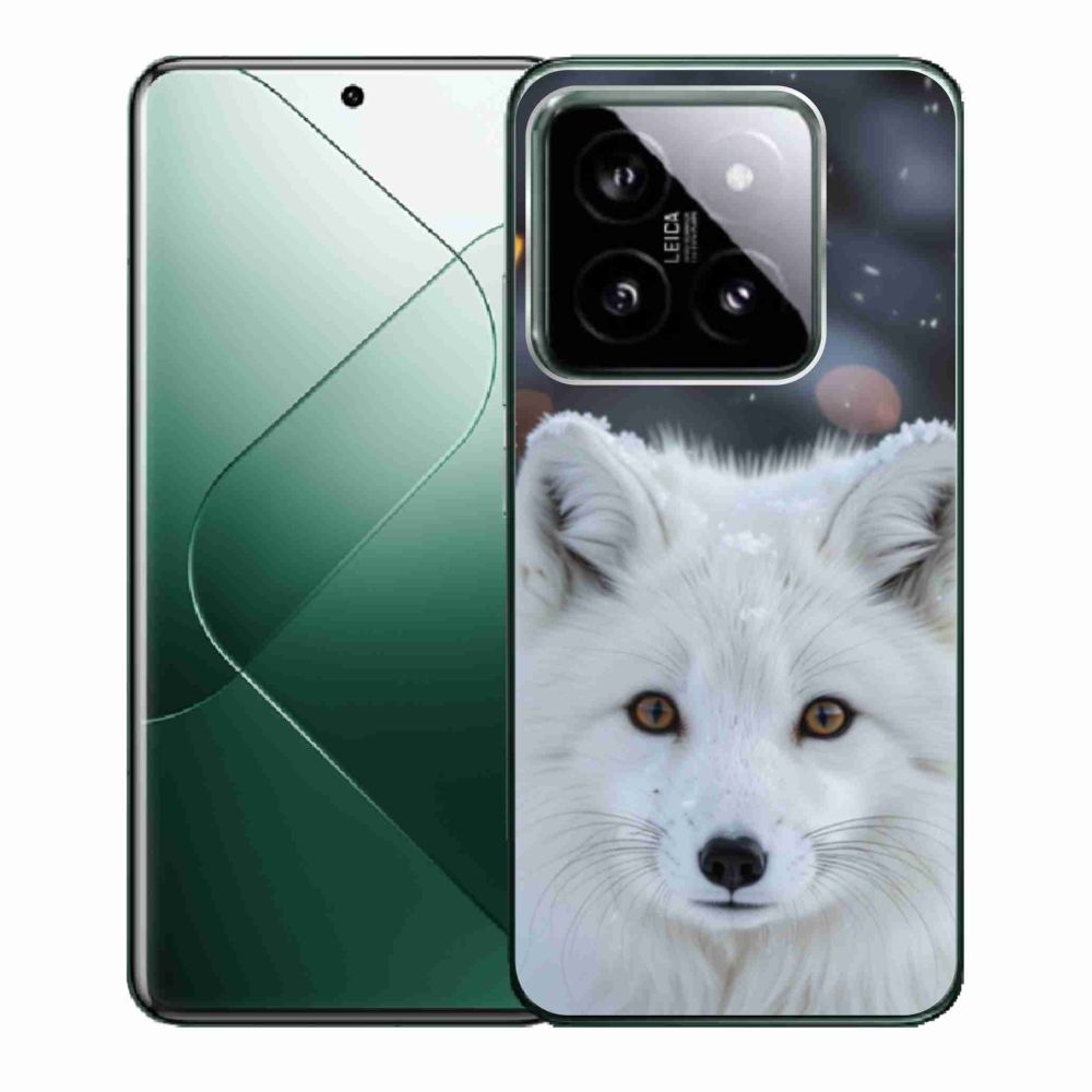 Gélový kryt mmCase na Xiaomi 14 - líška polárna