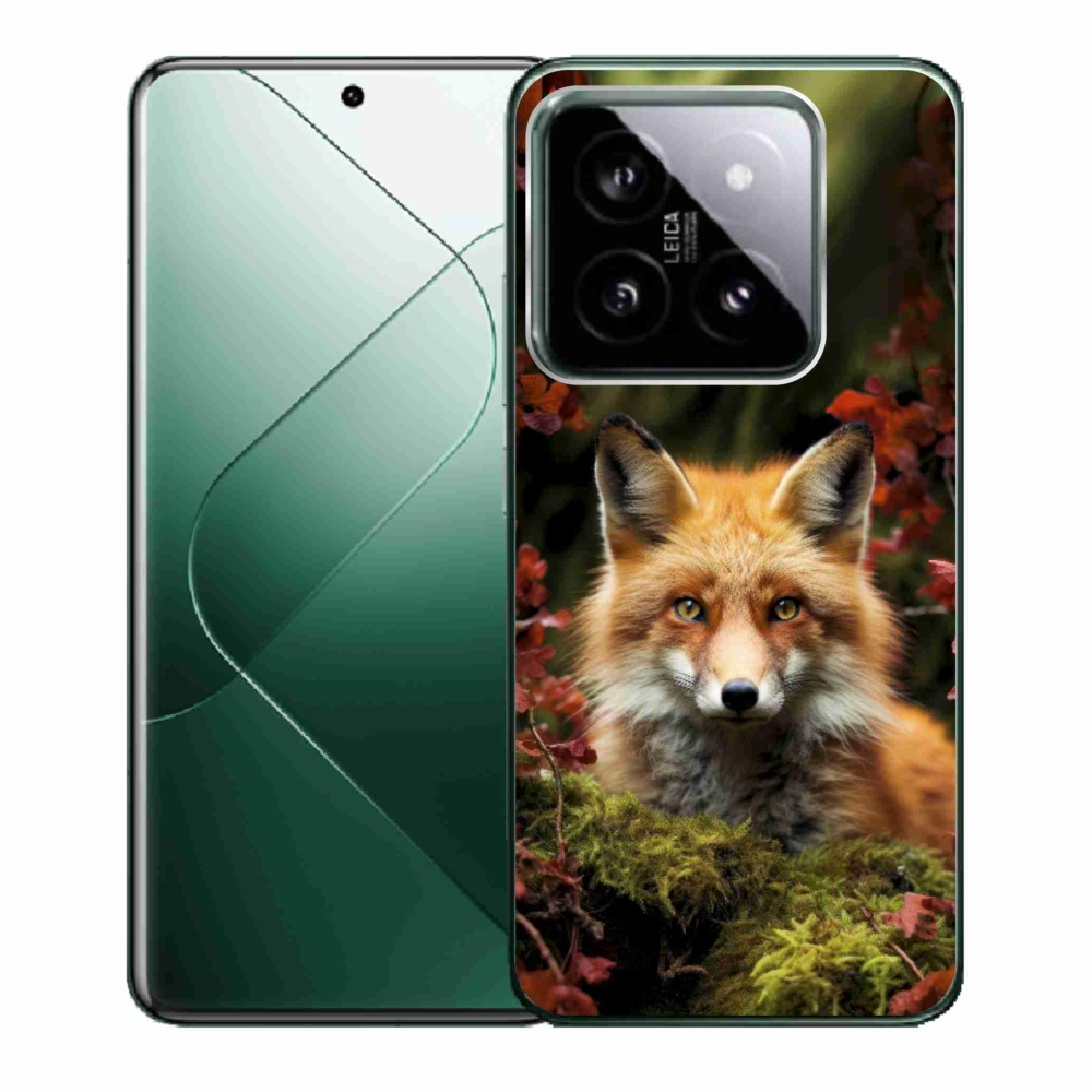 Gélový kryt mmCase na Xiaomi 14 - líška v lese