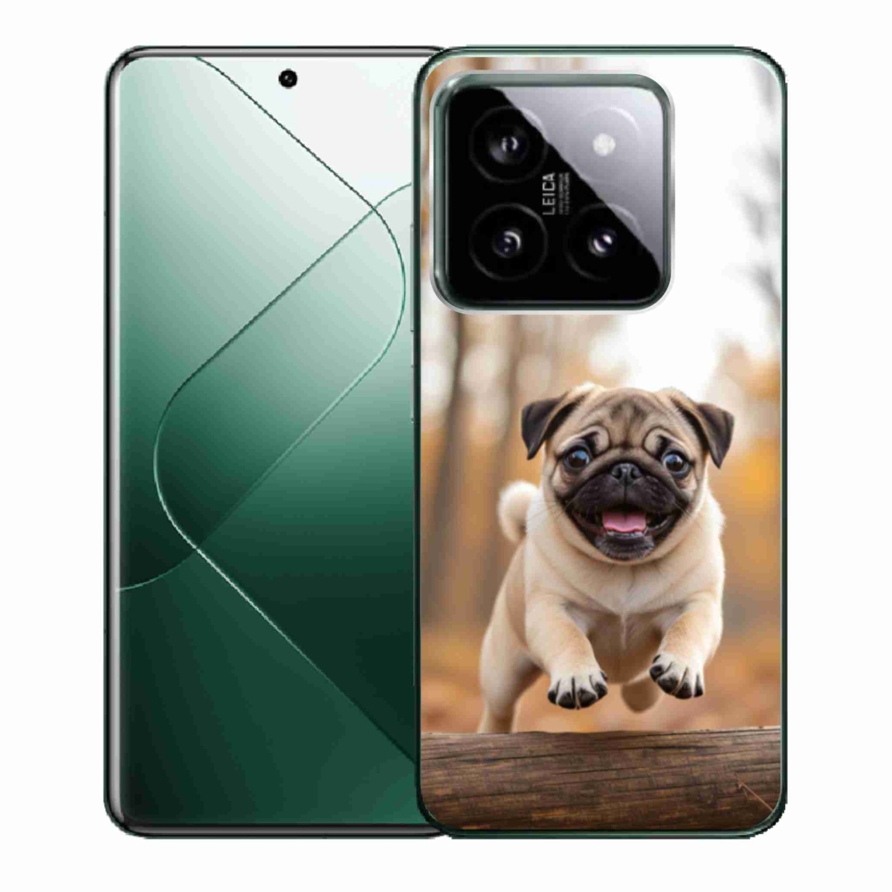 Gélový kryt mmCase na Xiaomi 14 - mops 2