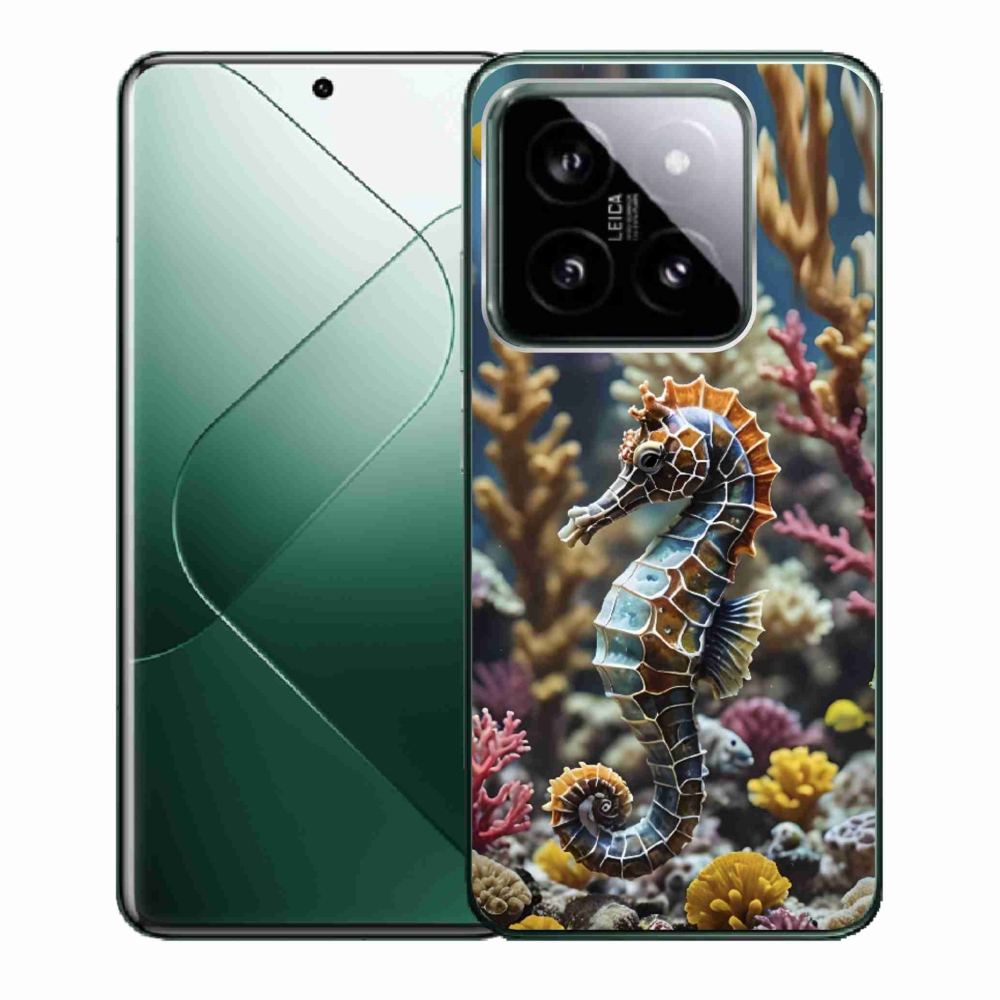 Gélový kryt mmCase na Xiaomi 14 - morský koník 2