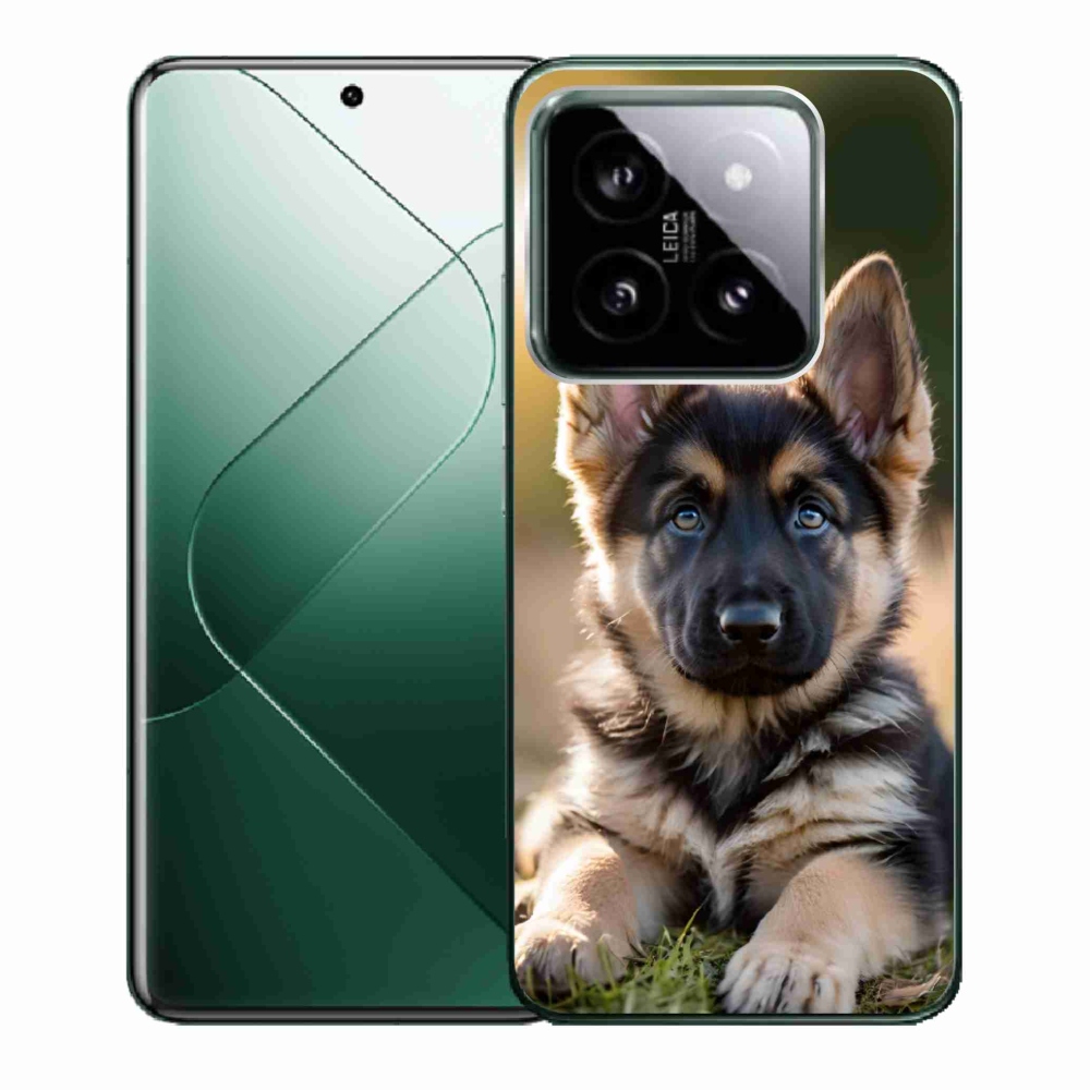 Gélový kryt mmCase na Xiaomi 14 - nemecký ovčiak v prírode