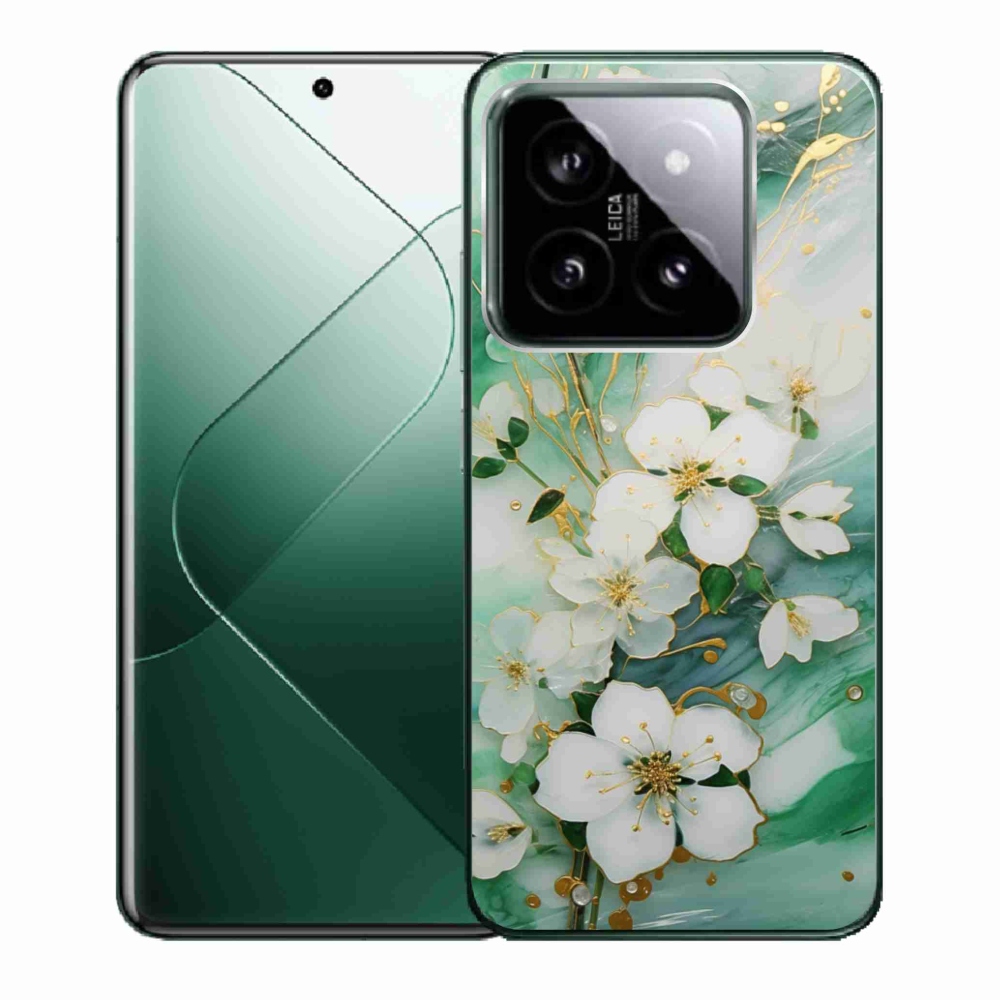 Gélový kryt mmCase na Xiaomi 14 - nežné kvety