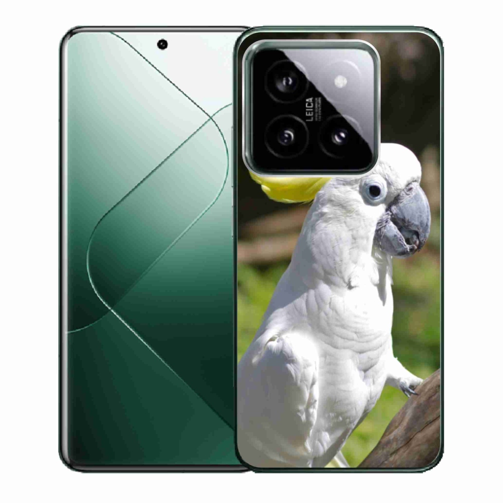 Gélový kryt mmCase na Xiaomi 14 - papagáj kakadu 2