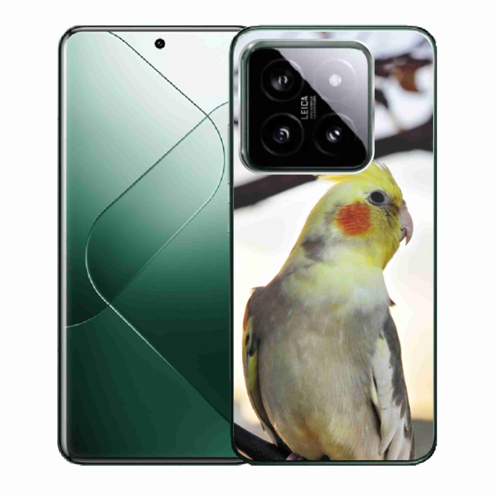 Gélový kryt mmCase na Xiaomi 14 - papagáj korela