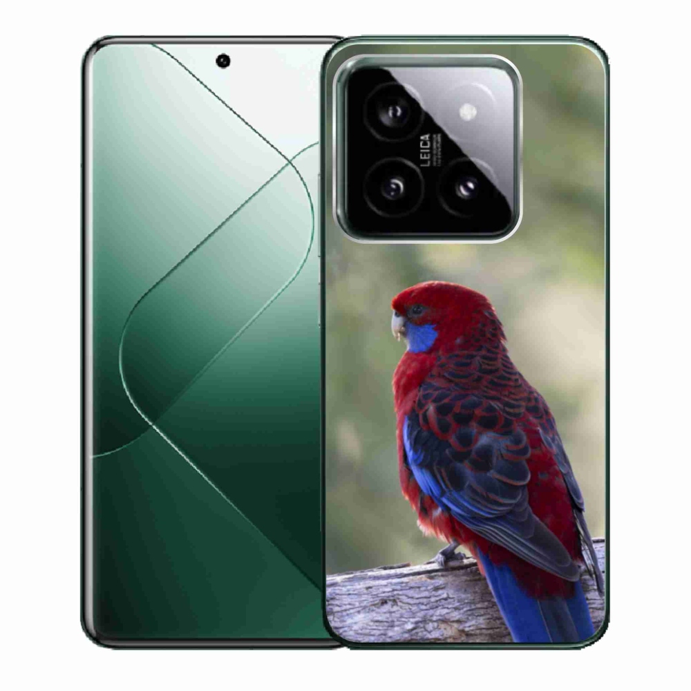 Gélový kryt mmCase na Xiaomi 14 - papagáj rosela