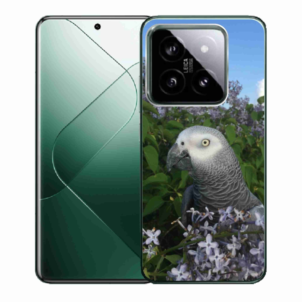 Gélový kryt mmCase na Xiaomi 14 - papagáj žako