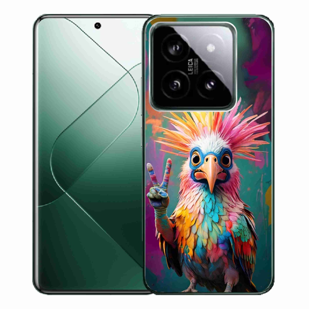 Gélový kryt mmCase na Xiaomi 14 Pro - farebný rebel