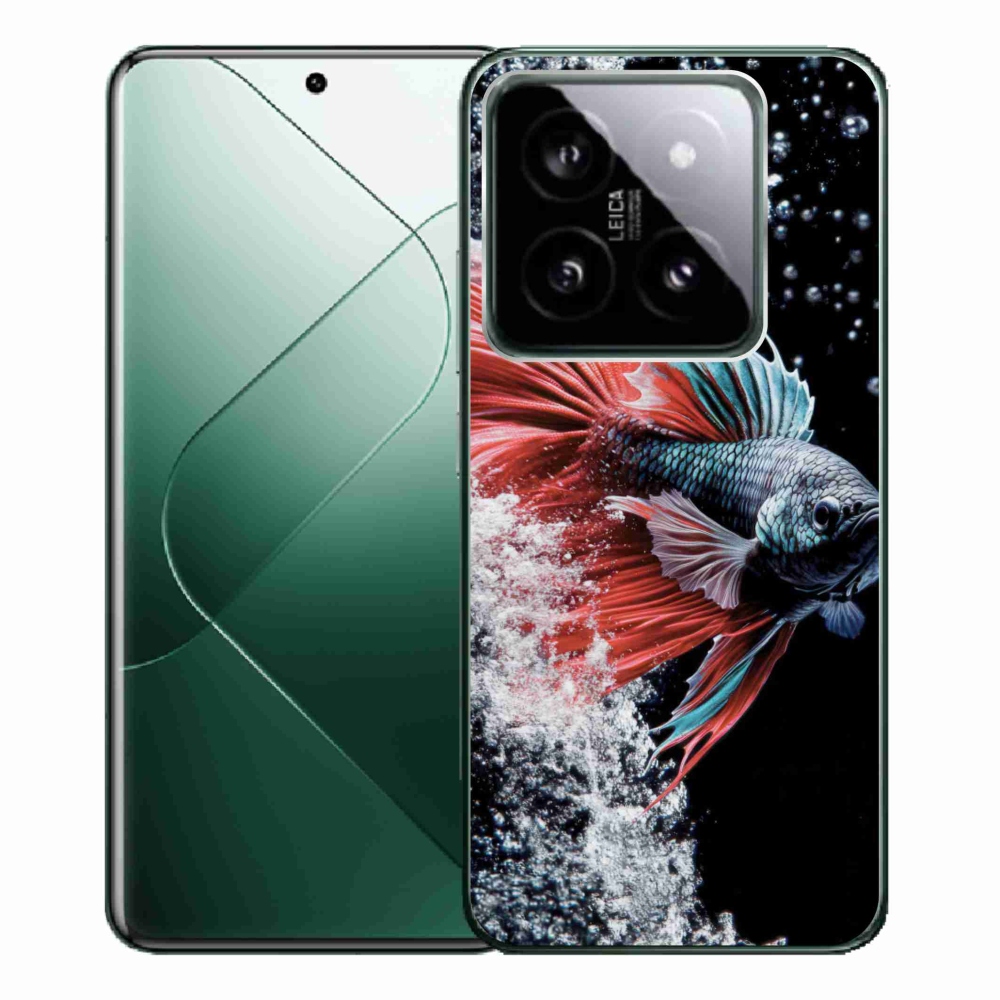 Gélový kryt mmCase na Xiaomi 14 Pro - bojovníčka pestrá