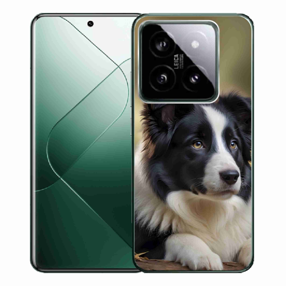 Gélový kryt mmCase na Xiaomi 14 Pro - border kólia 2