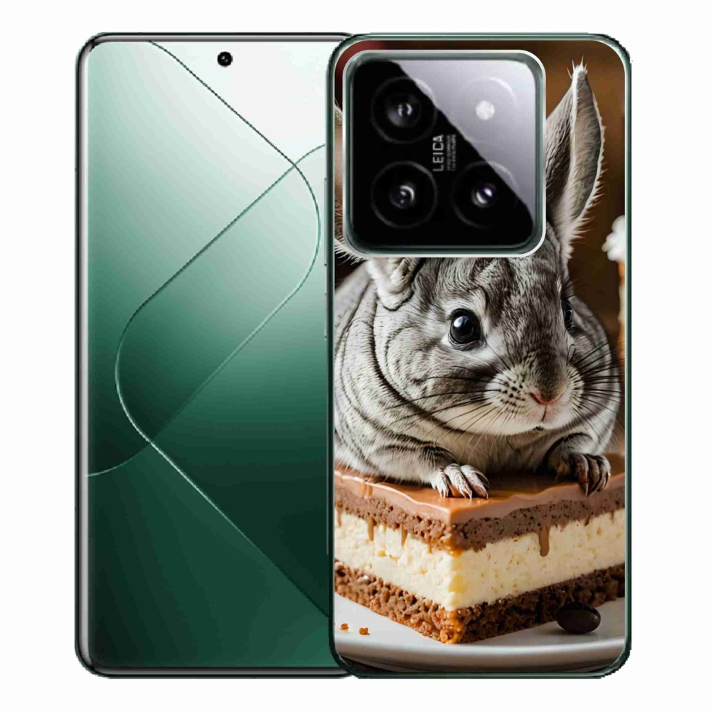 Gélový kryt mmCase na Xiaomi 14 Pro - činčila