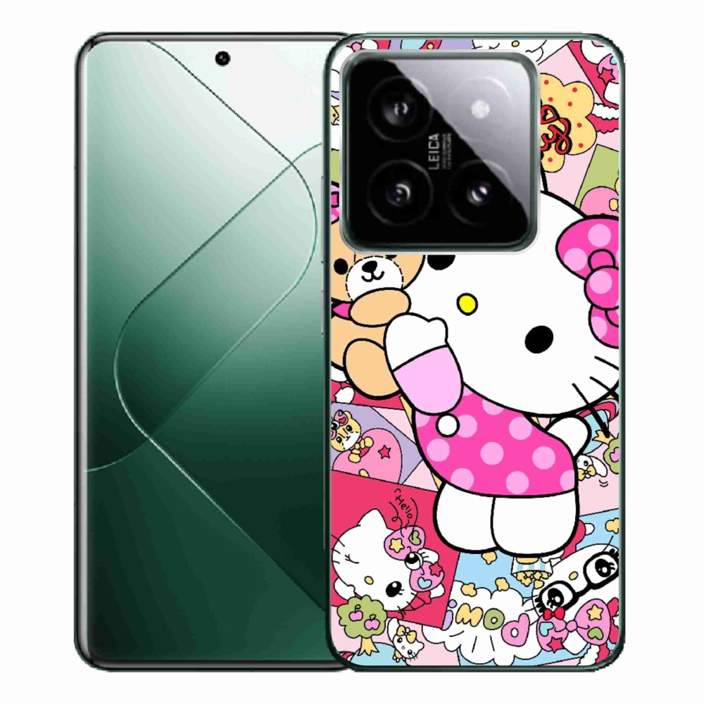 Gélový kryt mmCase na Xiaomi 14 Pro - cute kitty