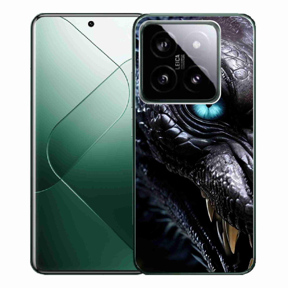 Gélový kryt mmCase na Xiaomi 14 Pro - dračí pohľad