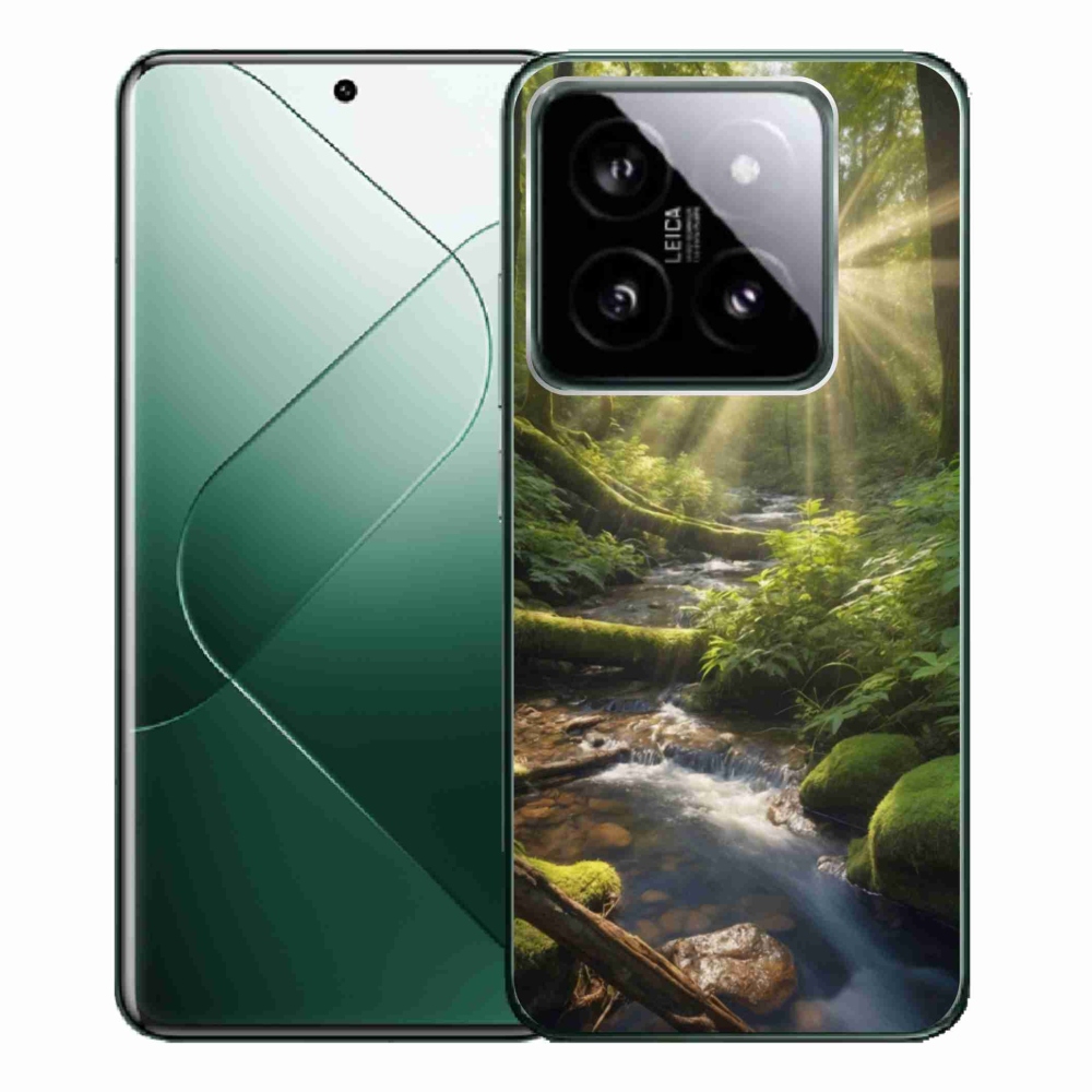 Gélový kryt mmCase na Xiaomi 14 Pro - hlbina lesa
