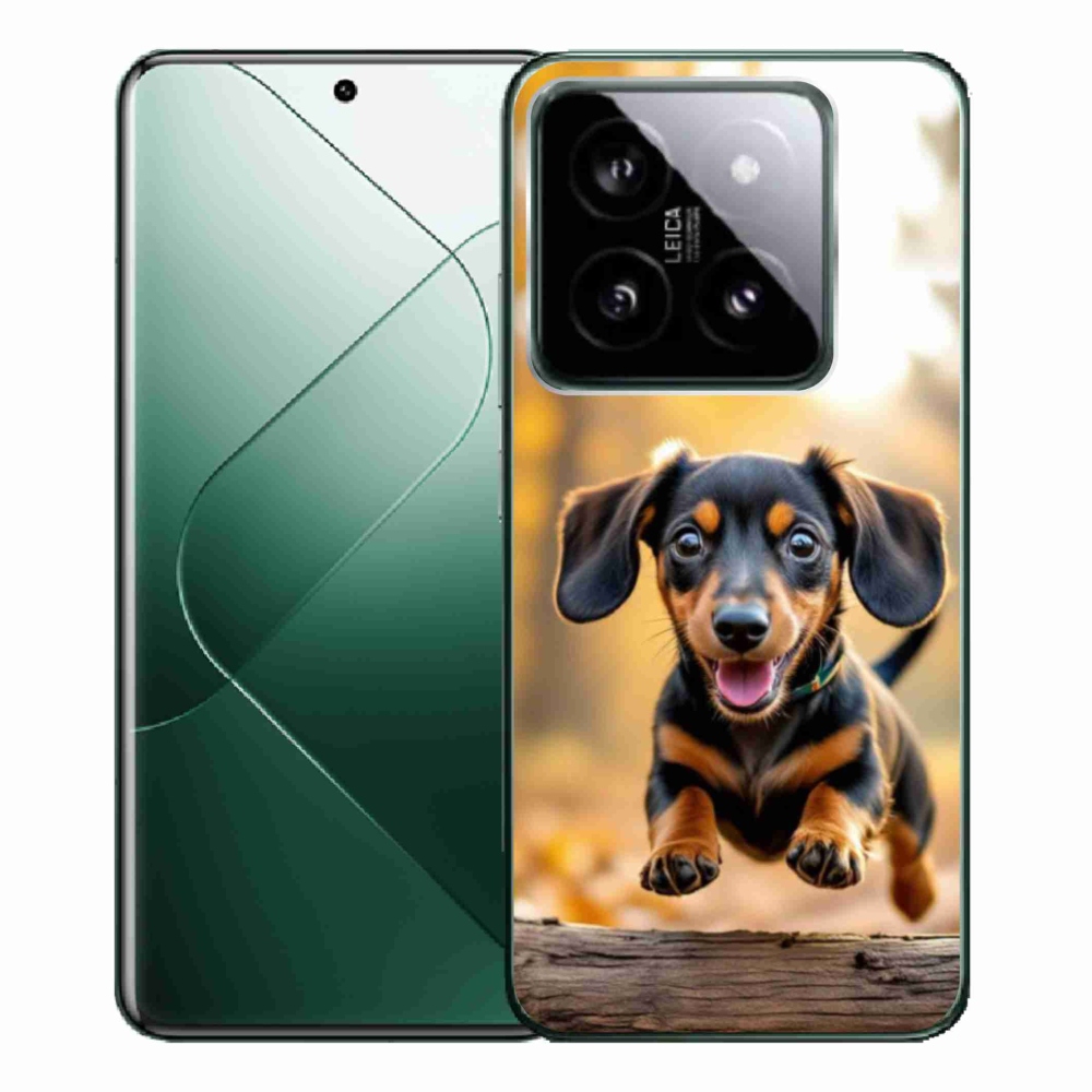 Gélový kryt mmCase na Xiaomi 14 Pro - jazvečík 2