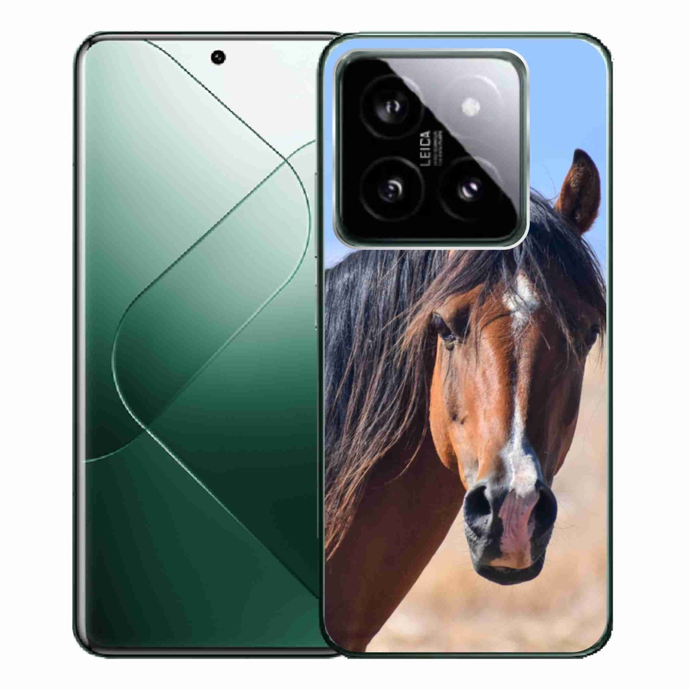 Gélový kryt mmCase na Xiaomi 14 Pro - pokojný kôň
