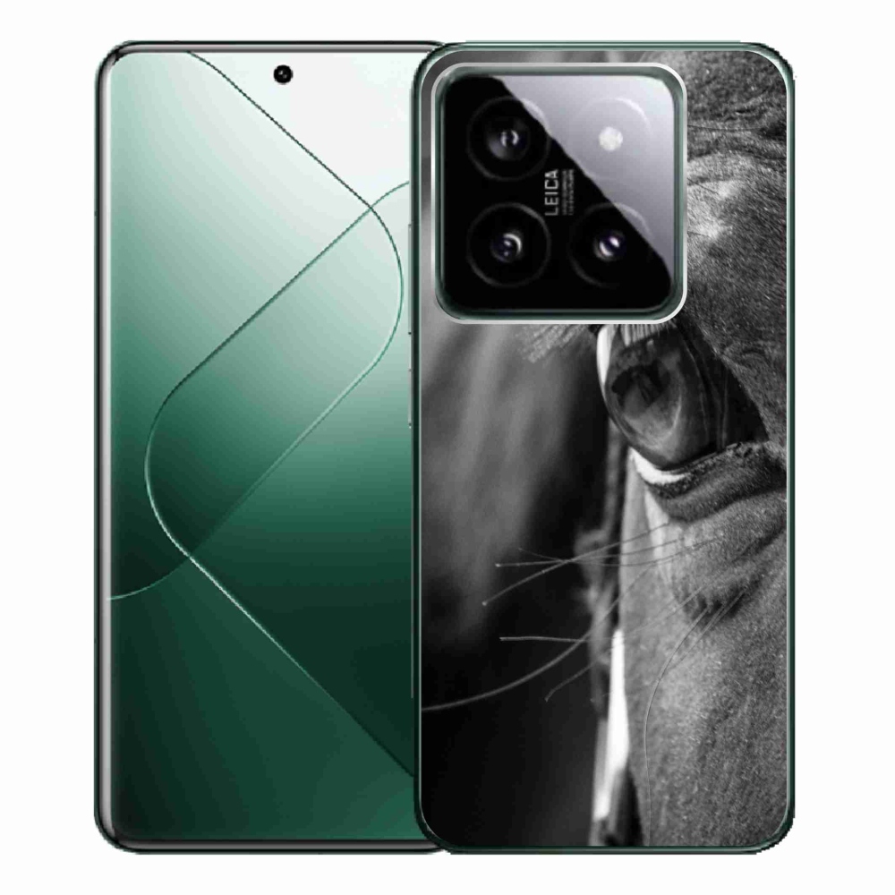 Gélový kryt mmCase na Xiaomi 14 Pro - konský pohľad
