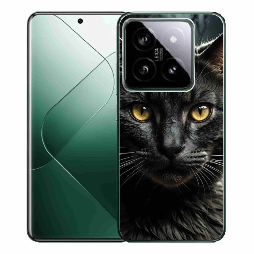 Gélový kryt mmCase na Xiaomi 14 Pro - mačacie pohľad 3