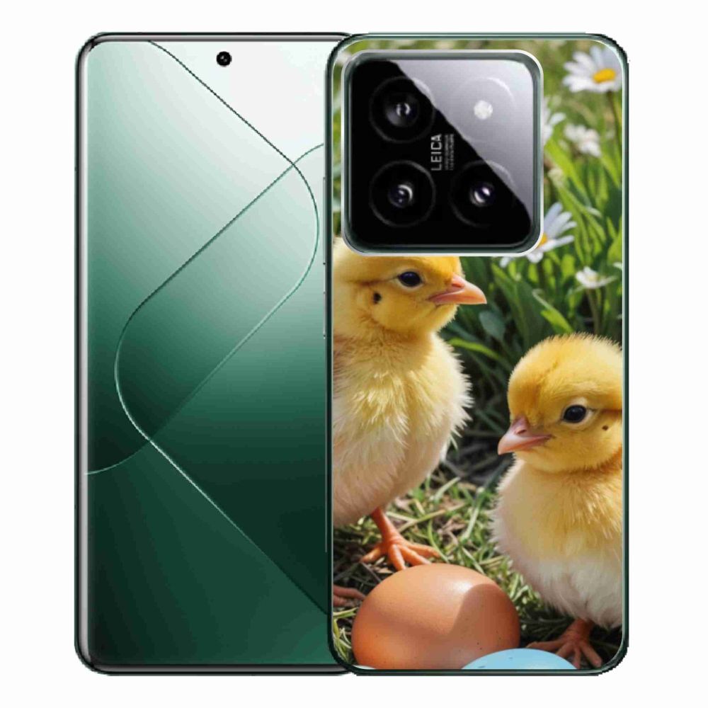 Gélový kryt mmCase na Xiaomi 14 Pro - kuriatka