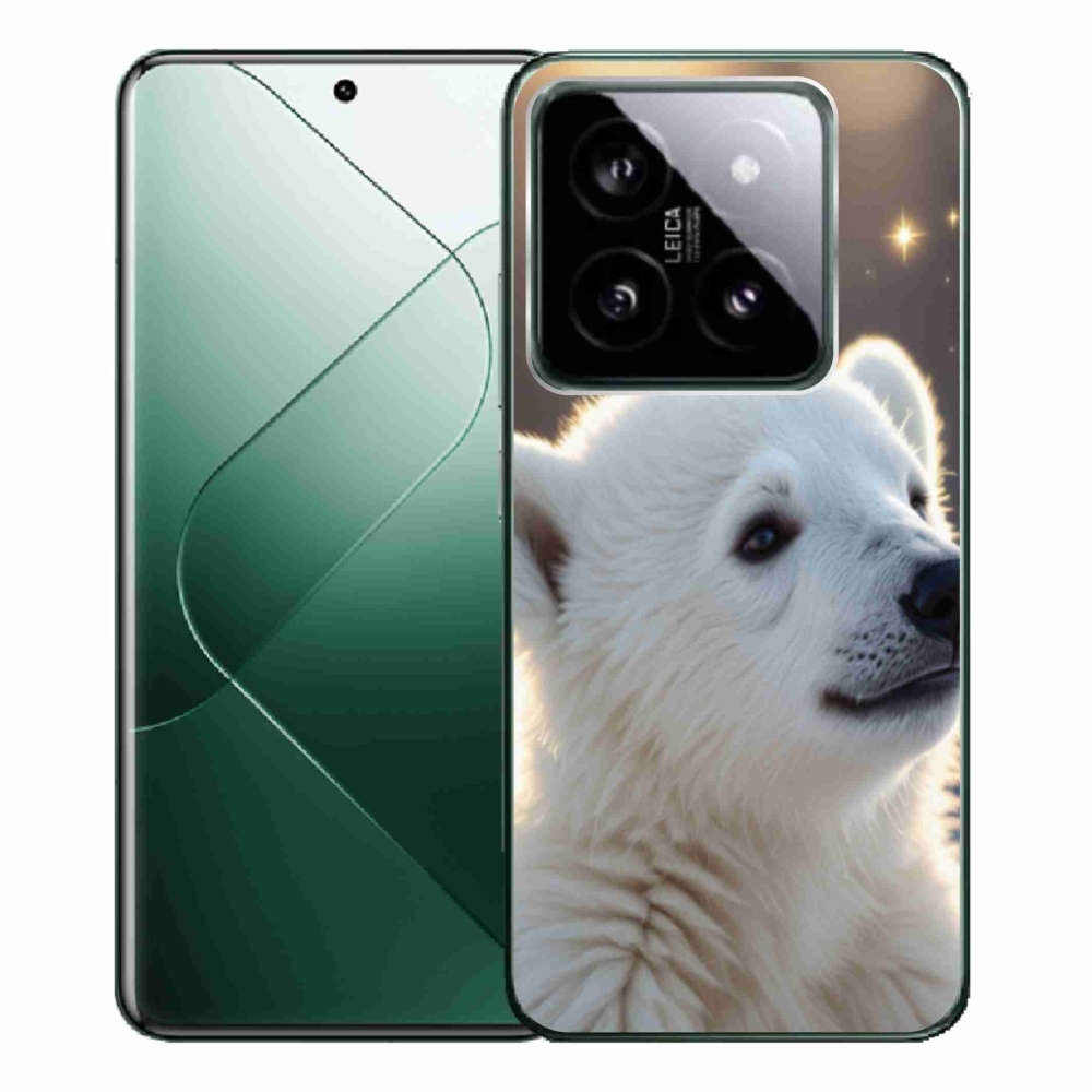 Gélový kryt mmCase na Xiaomi 14 Pro - ľadový medveď