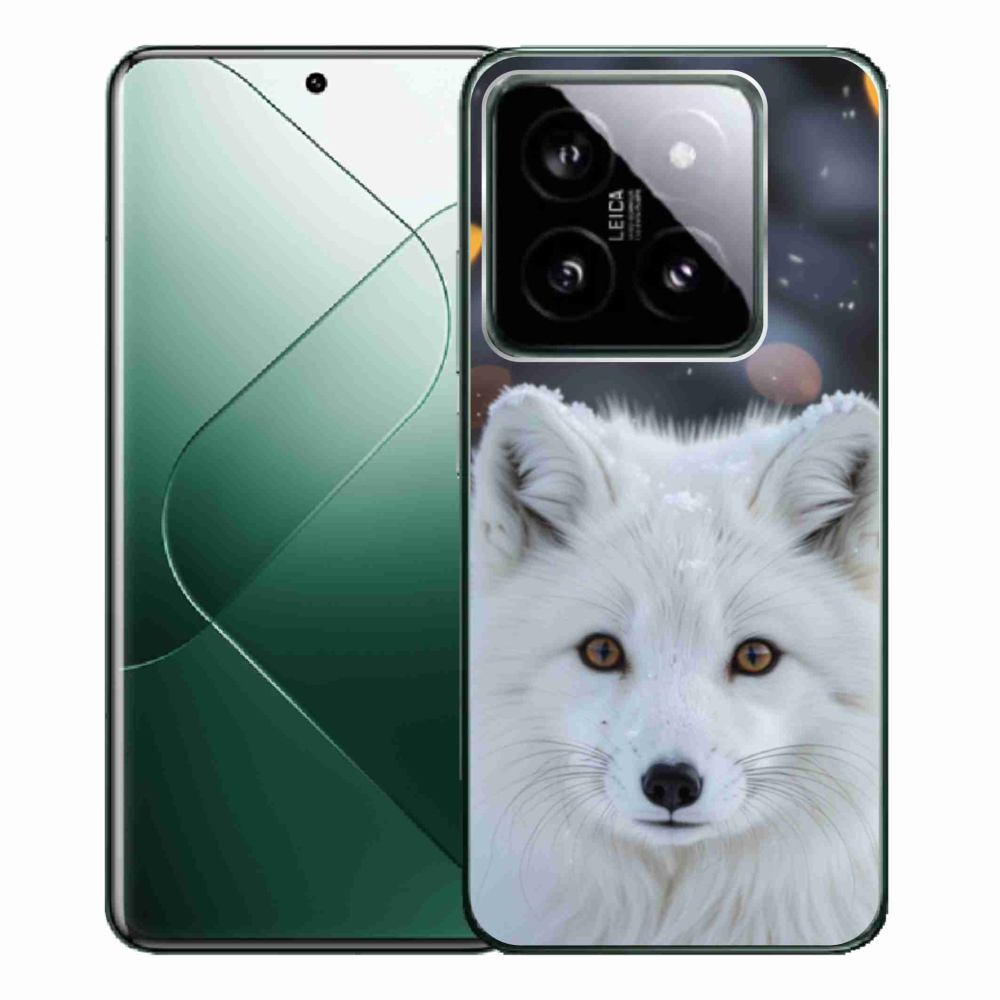 Gélový kryt mmCase na Xiaomi 14 Pro - líška polárna