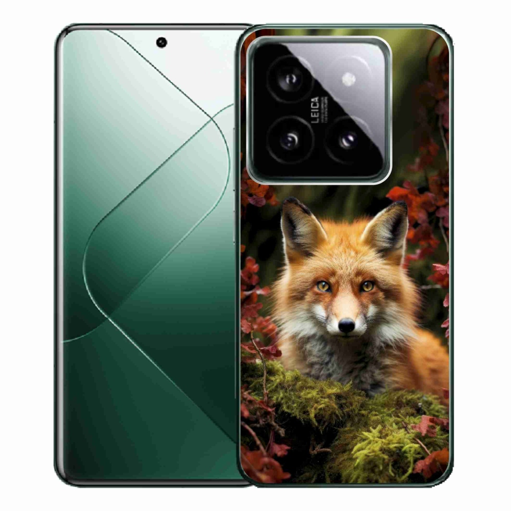 Gélový kryt mmCase na Xiaomi 14 Pro - líška v lese
