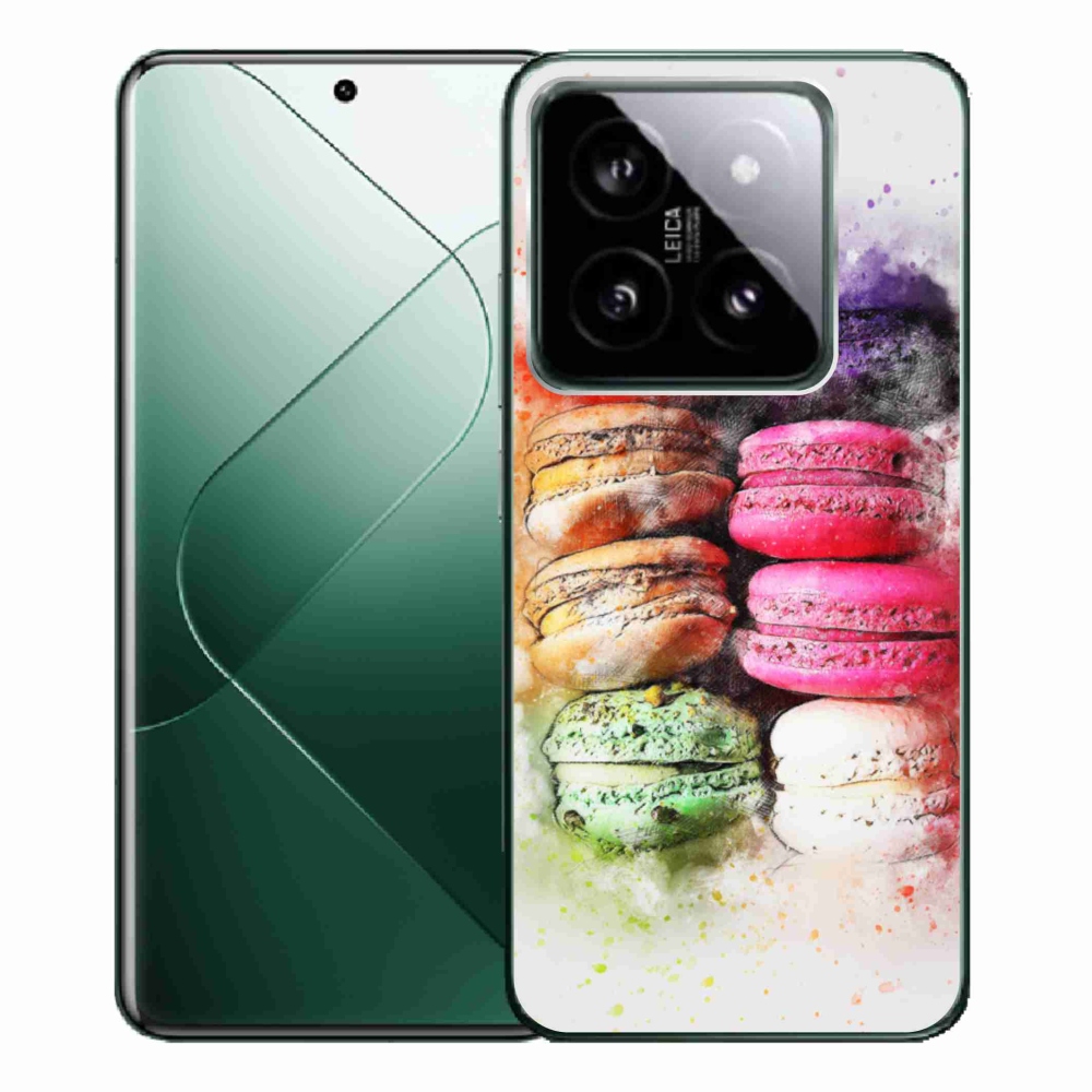 Gélový kryt mmCase na Xiaomi 14 Pro - makrónky