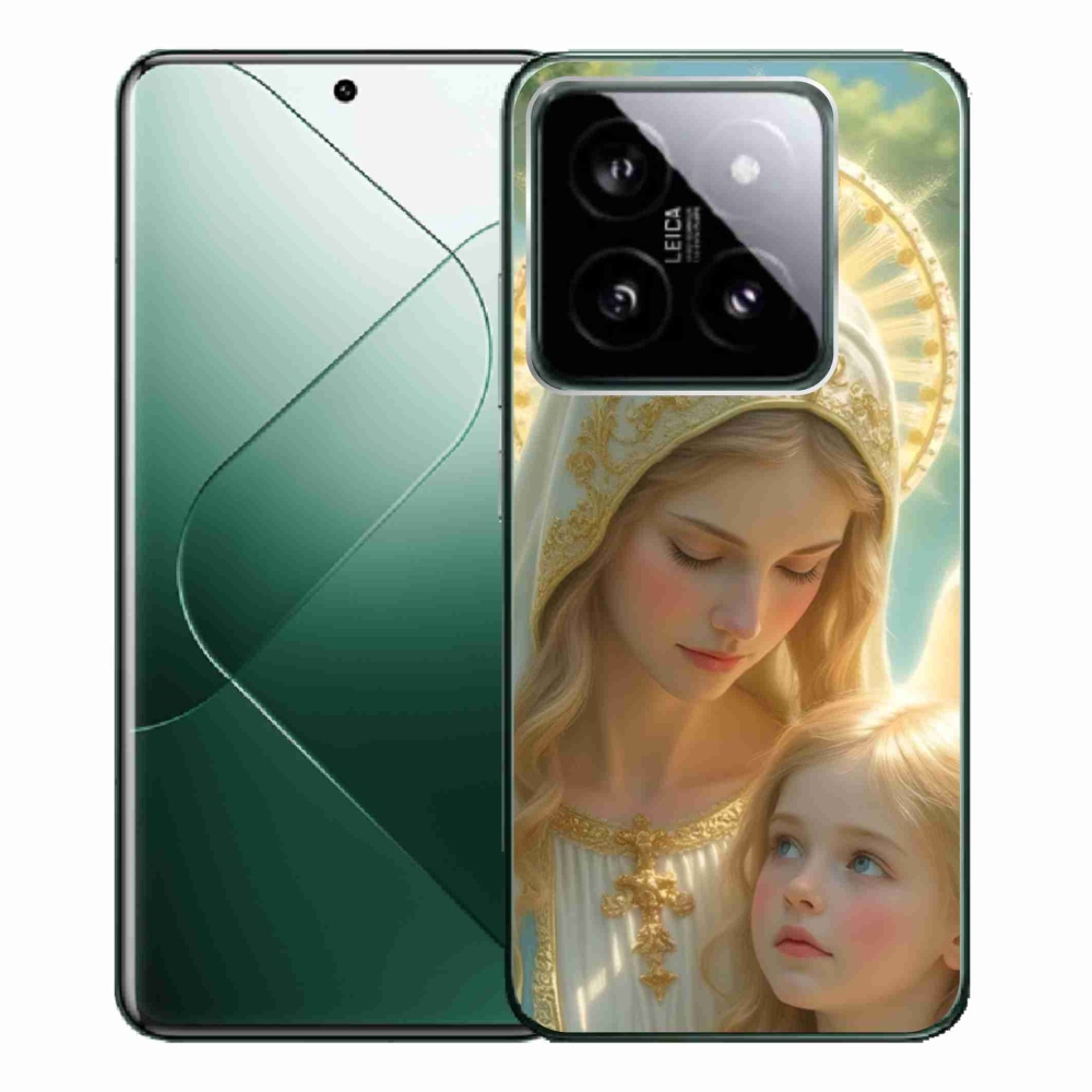 Gélový kryt mmCase na Xiaomi 14 Pro - náboženský motív 2