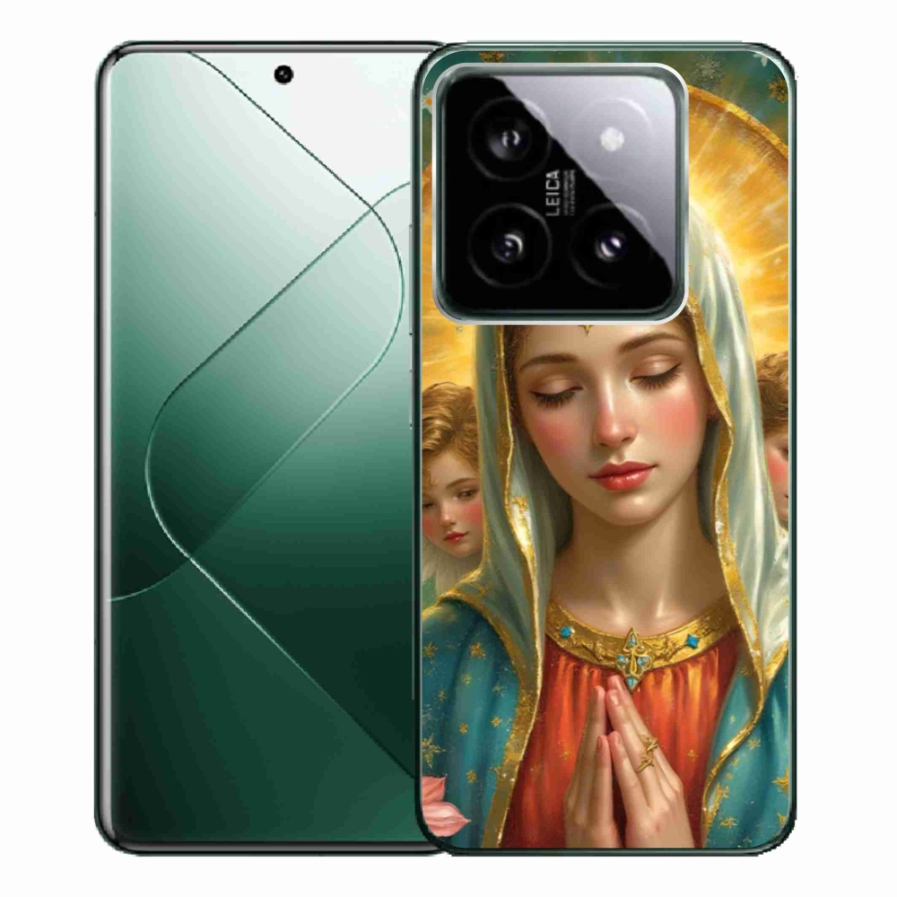 Gélový kryt mmCase na Xiaomi 14 Pro - náboženský motív 3