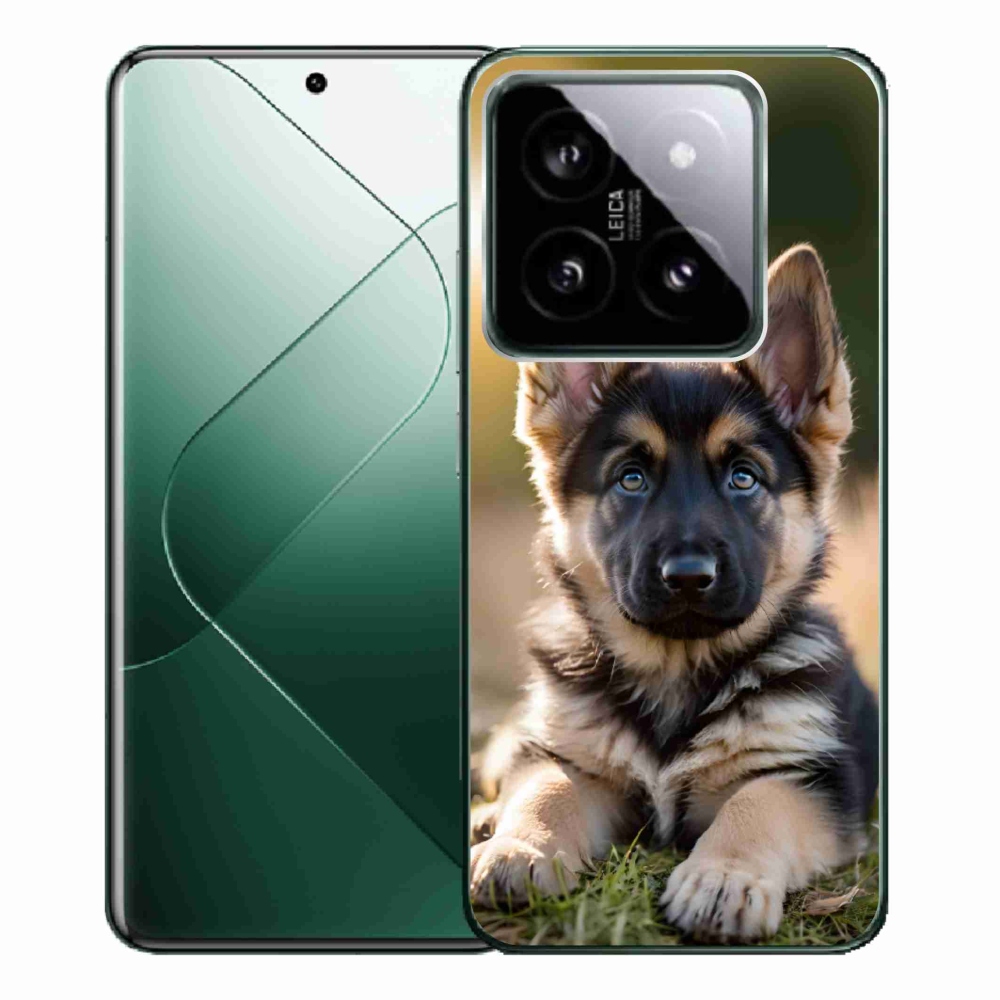 Gélový kryt mmCase na Xiaomi 14 Pro - nemecký ovčiak v prírode