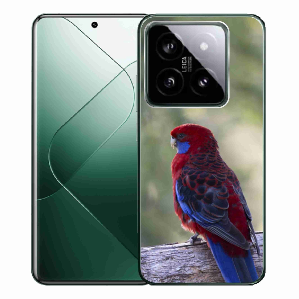 Gélový kryt mmCase na Xiaomi 14 Pro - papagáj rosela