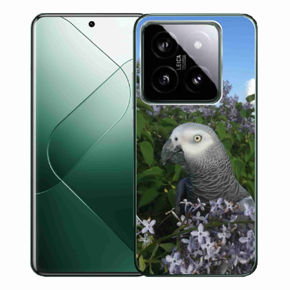 Gélový kryt mmCase na Xiaomi 14 Pro - papagáj žako