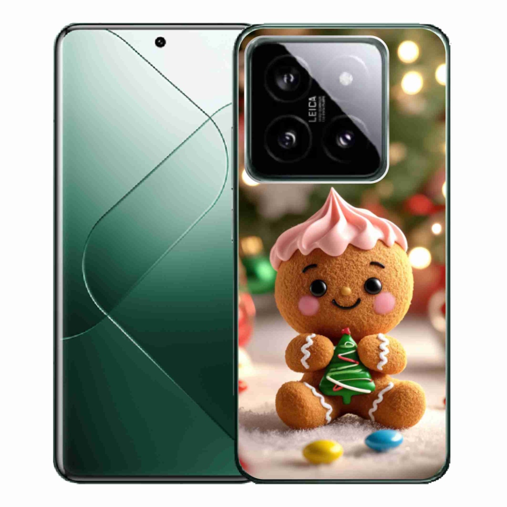 Gélový kryt mmCase na Xiaomi 14 Pro - perníček