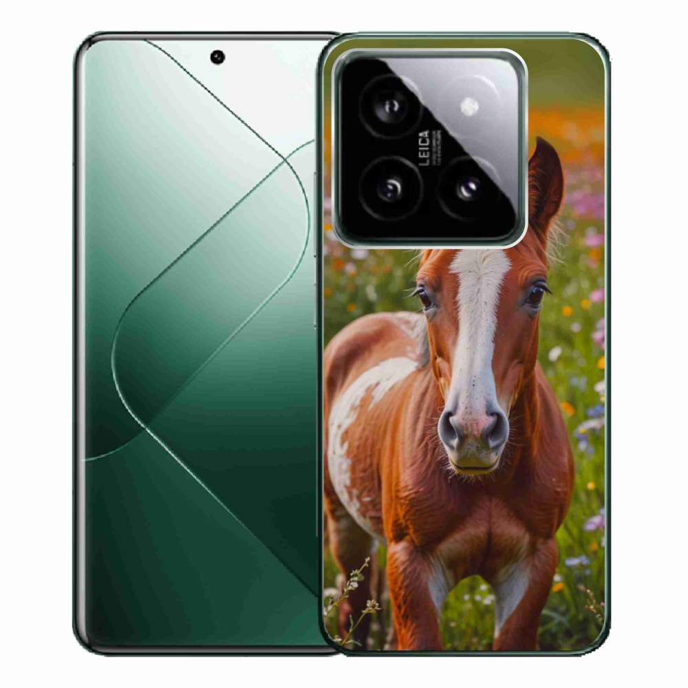 Gélový kryt mmCase na Xiaomi 14 Pro - roztomilé žriebä