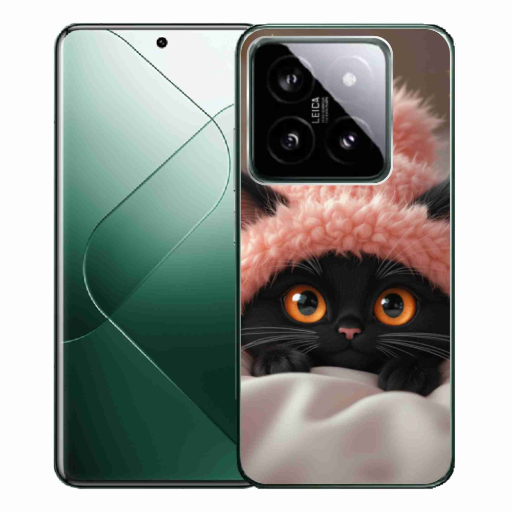 Gélový kryt mmCase na Xiaomi 14 Pro - roztomilé mačiatko 7