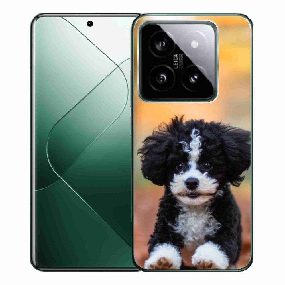 Gélový kryt mmCase na Xiaomi 14 Pro - roztomilé šteňa 2