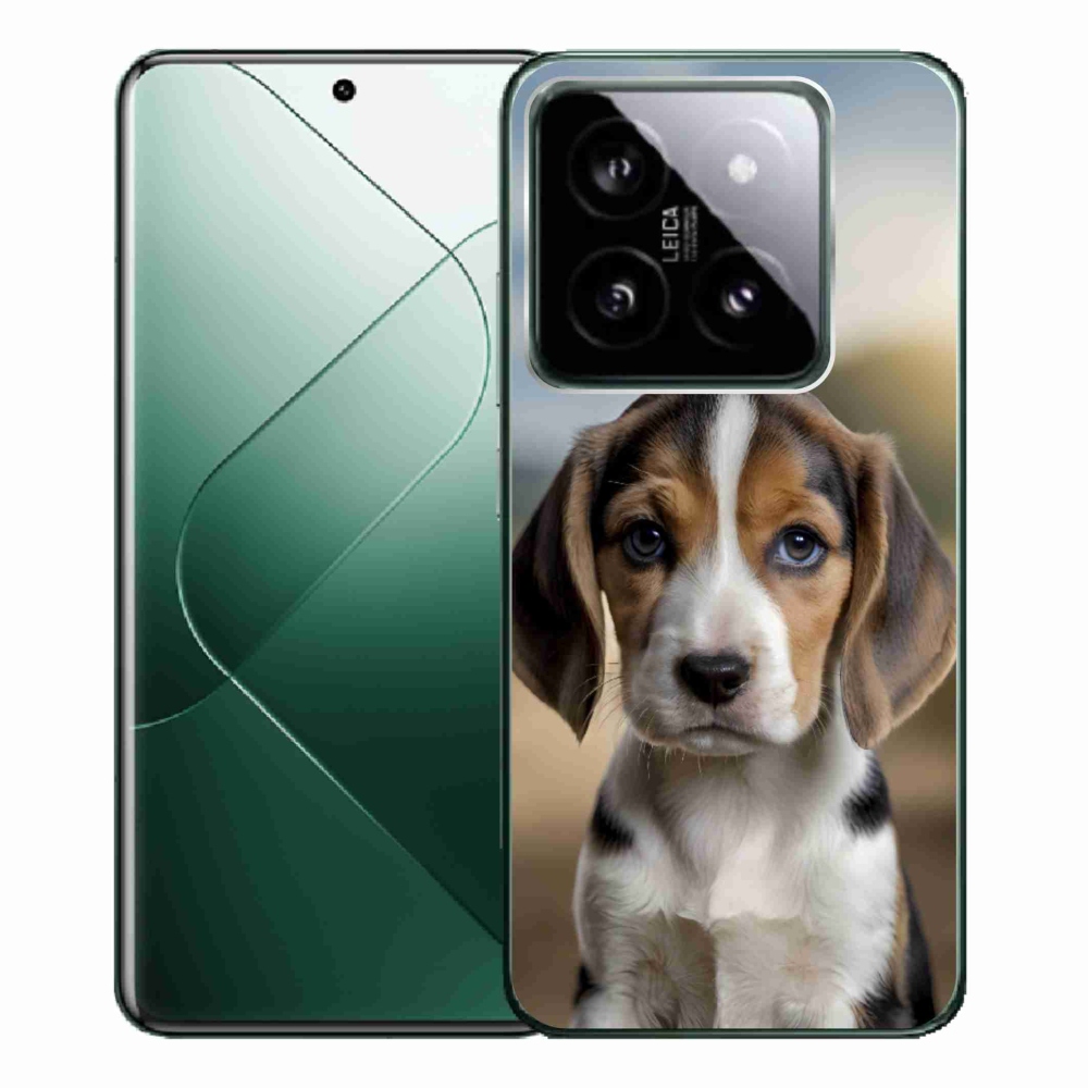 Gélový kryt mmCase na Xiaomi 14 Pro - roztomilý bígl