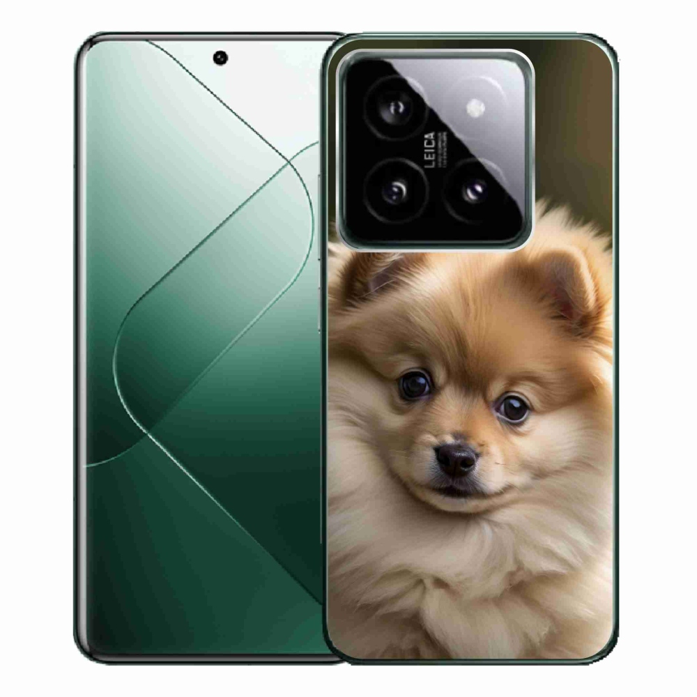 Gélový kryt mmCase na Xiaomi 14 Pro - roztomilý pomeranian 2