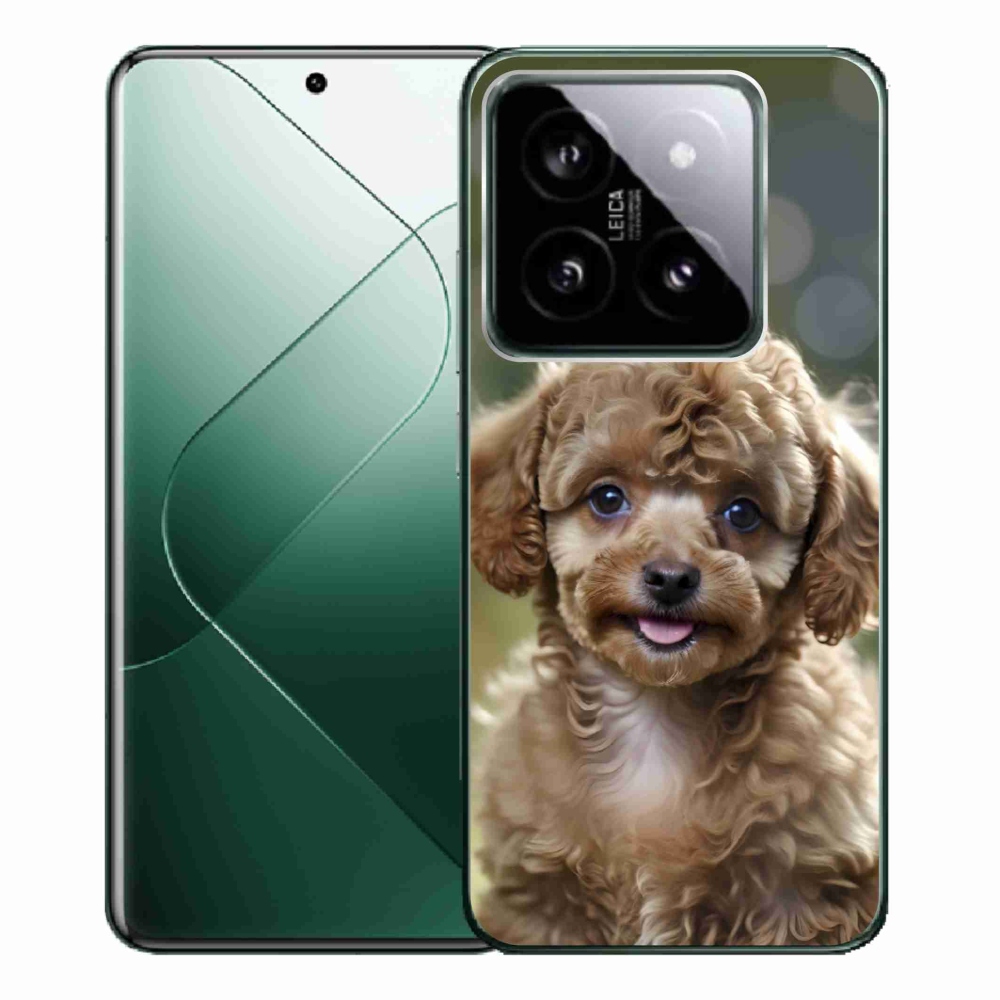 Gélový kryt mmCase na Xiaomi 14 Pro - roztomilý pudel