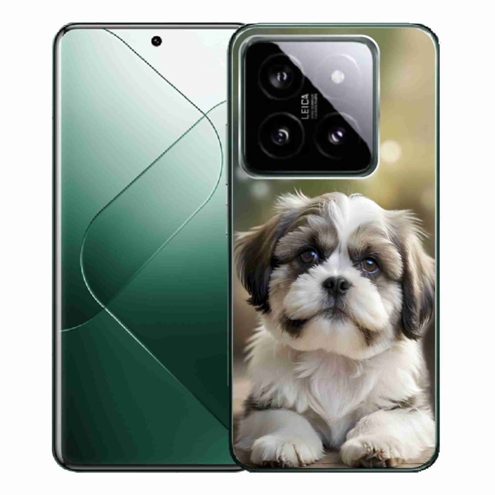 Gélový kryt mmCase na Xiaomi 14 Pro - roztomilý shih-tzu
