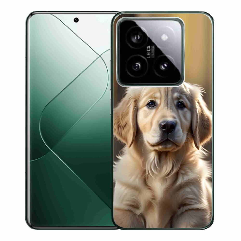 Gélový kryt mmCase na Xiaomi 14 Pro - roztomilý zlatý retriever