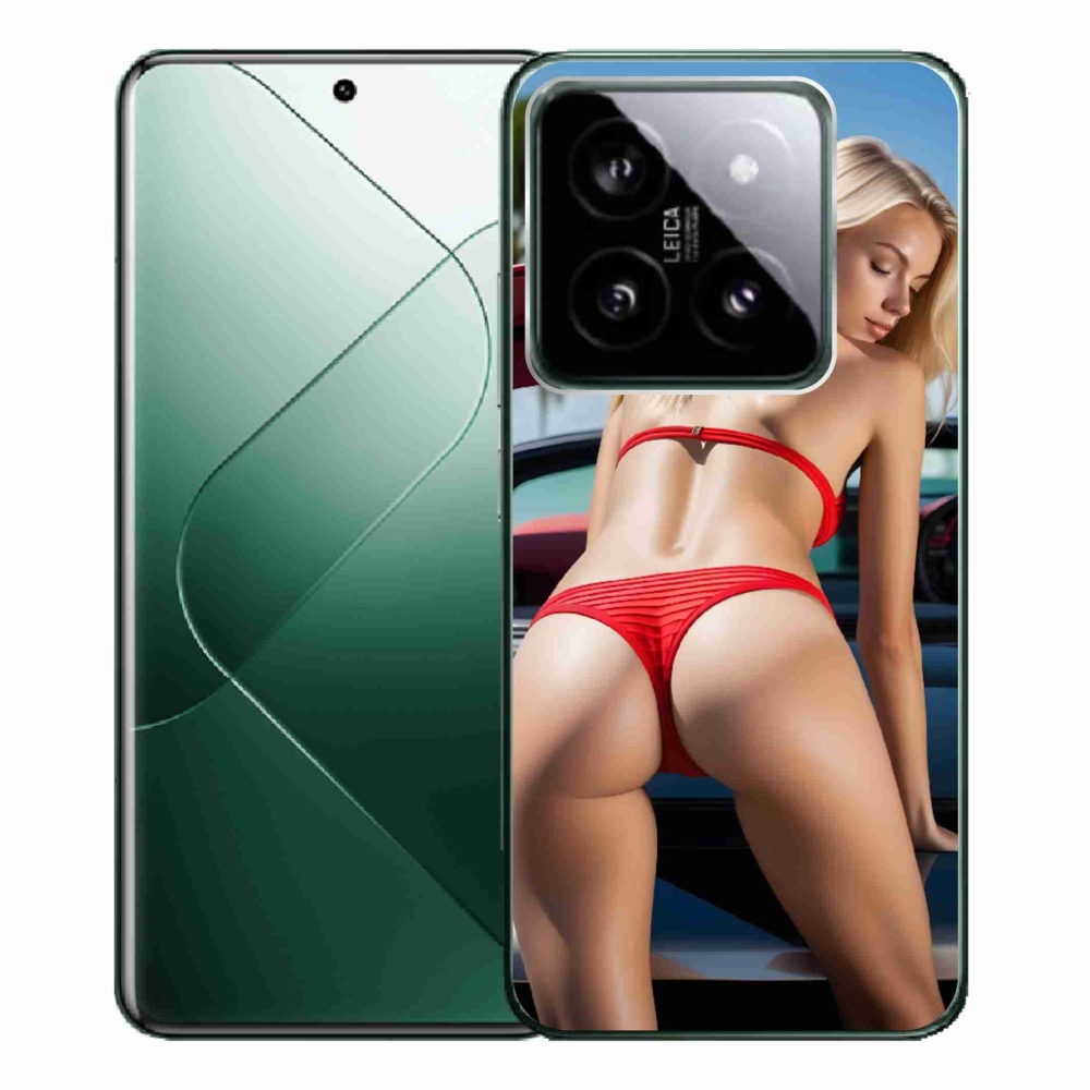 Gélový kryt mmCase na Xiaomi 14 Pro - sexy žena 2