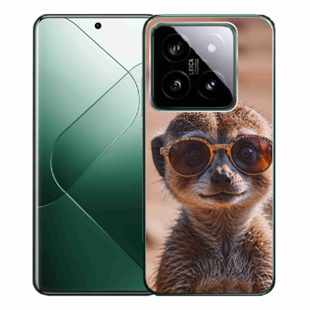 Gélový kryt mmCase na Xiaomi 14 Pro - štýlové surikata