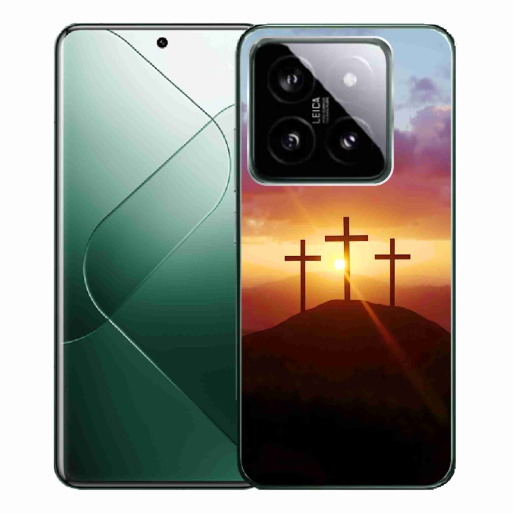 Gélový kryt mmCase na Xiaomi 14 Pro - tri kríža
