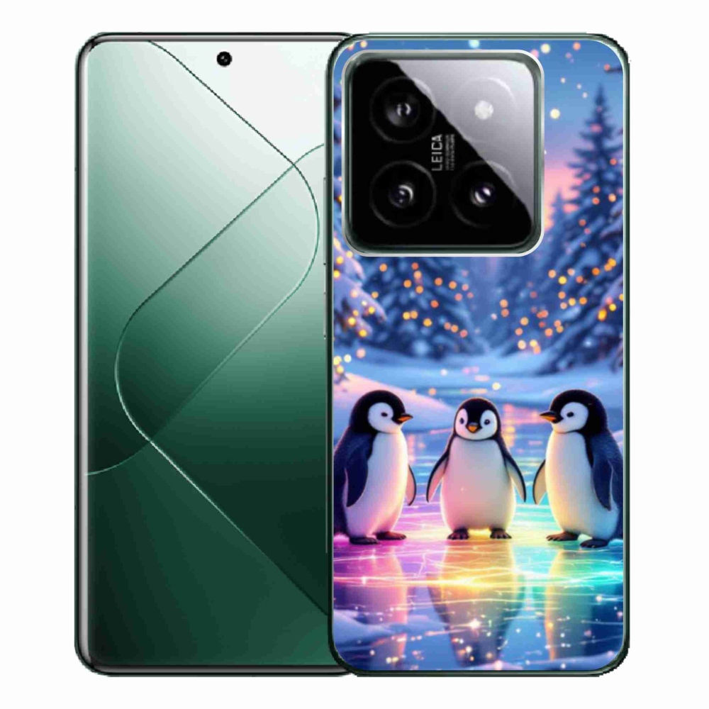 Gélový kryt mmCase na Xiaomi 14 Pro - tučníci